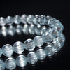 Needle-in Blue Topaz Bracelet (Brazil) Round [co-g1359]