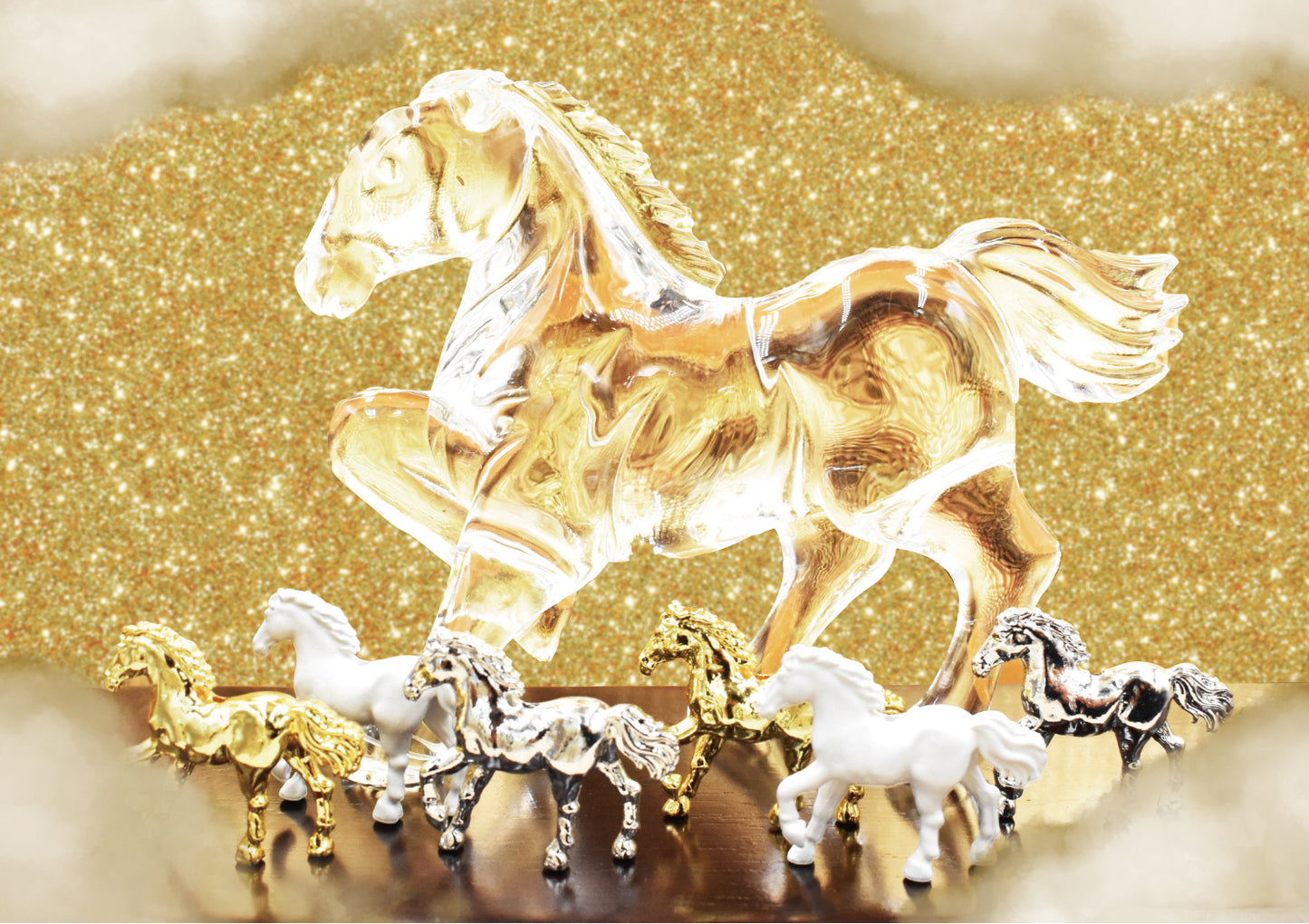 2026年　令和8年度　午（うま）天然石　カレンダー　1月始まり　日曜始まり  [co-g1769]