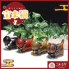 【ことほぎ】【パワーズウッド】置物　宝来猫　首輪付き　全4種  [co-g2118]