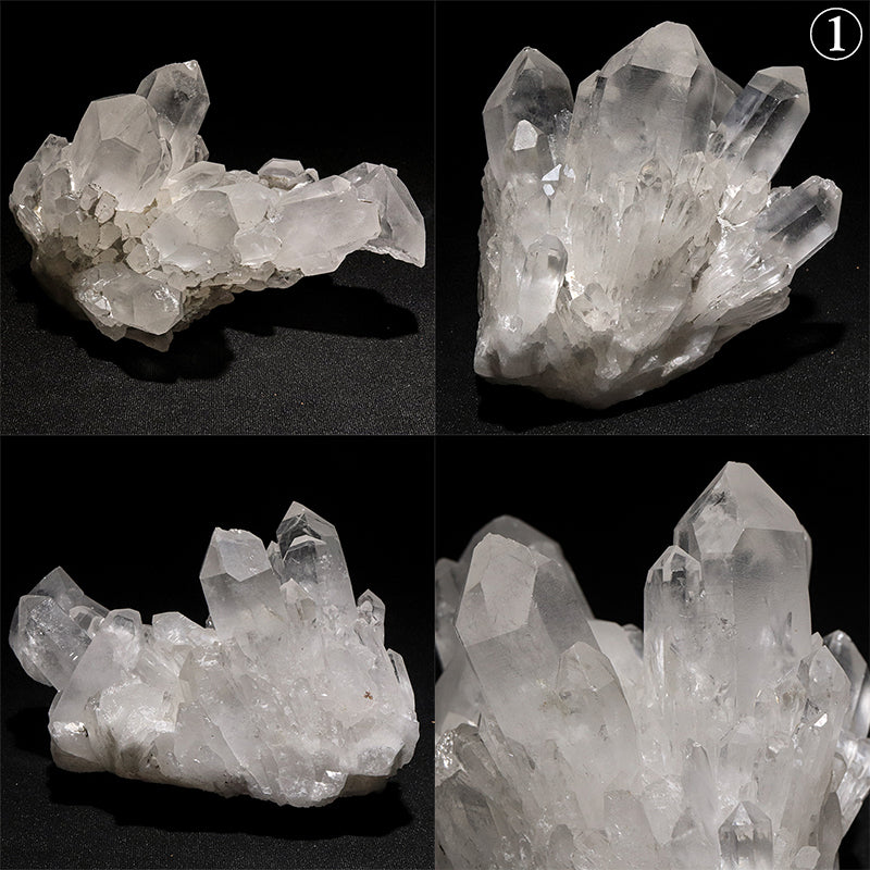 水晶＜マダガスカル産＞　クラスター　約6～8×約12～14cm [co-g3455]