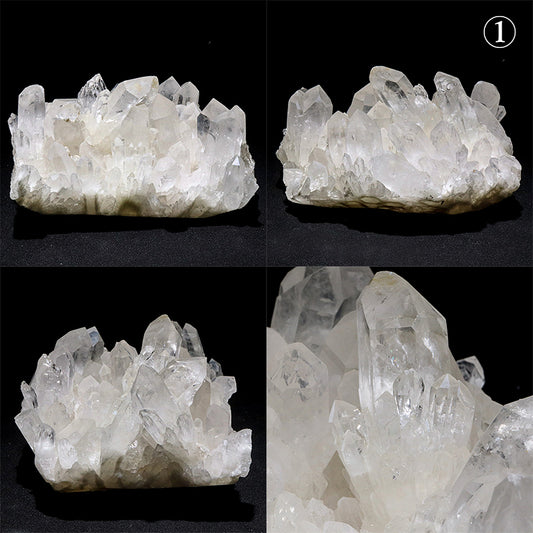 水晶＜マダガスカル産＞　クラスター　約横15～23×縦11～13×高8～11cm [co-g3362]