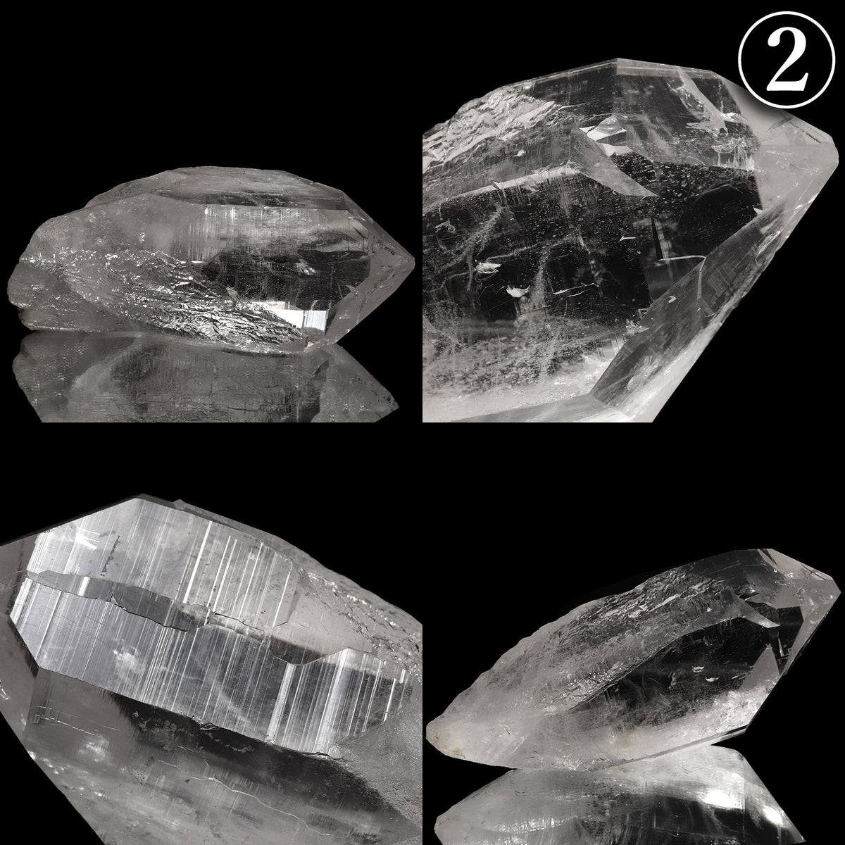 ヒマラヤ水晶＜ヒマラヤ産＞　原石　約横14～16×縦8～10×高7～10cm [co-g3516]