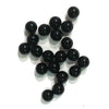 Single-hole beads, onyx, round [be-g2044]