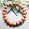 Powerswood Bracelet, Koyasan Approach Sacred Cedar, Round Wristband Prayer Beads [br-g9120]