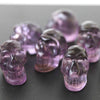 Aquarius Zodiac Stone 20% OFF until January 19th (Automatic discount at checkout) Amethyst with Skull and Hole [be-g0133]