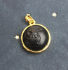 ペンダントトップ　オブシディアン　星座　約1.8cm  [ac-g0041]