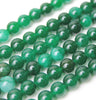 Dyed Quartzite Green Mix Round [st-g0130]
