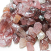 African Strawberry Quartz Small to Medium Grains Approx. 1kg [gr-g1006]