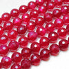 Strand Colored Wine Red Agate Mirror Cut [st-g1062]