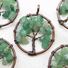 [20% off Aquarius constellation stone only until January 19th (automatic discount at checkout)] World Tree Pebbles Pendant Top [ac-g0080]