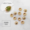 Parts Brass Flower Base No.3 Set of 10 [pa-g0091]