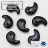 [Japanese Famous Stone] Magatama Nachi Black <Mie Prefecture> Large approx. 30mm x 20mm [ma-g8147]