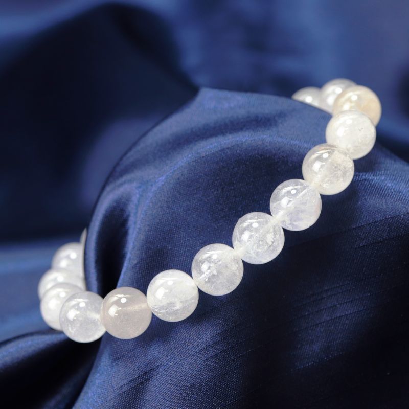 Aランク　ガネーシュヒマール水晶＜ガネーシュヒマール産＞　ブレス　丸  [co-g0685]