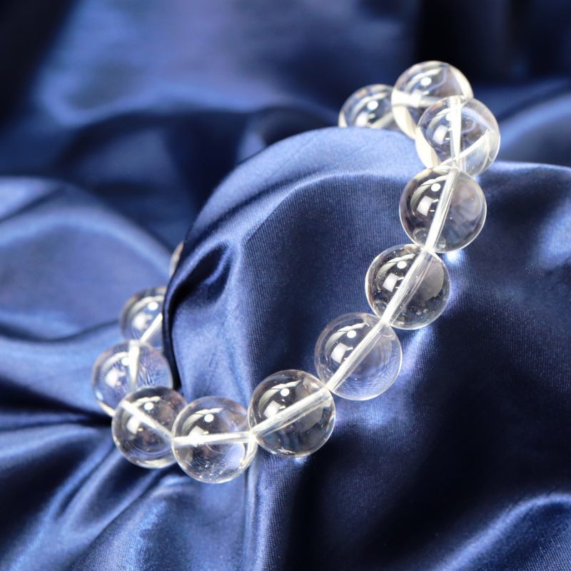 ブレス　ガネーシュヒマール水晶　＜ガネーシュヒマール産＞　TOPランク　丸  [br-g0058]