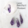 Get 20% off the Aquarius Zodiac Stone until January 19th (automatic discount at checkout). Get 30% off when you purchase 10 or more eligible items (automatic discount at checkout). Laser Amethyst Pendant Top from Brazil, Stainless Steel [ac-g0229]