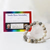 Sanda Rosa Azeztulite Azozeo Bracelet, H&amp;E, Certificate included, Round [br-g0089]
