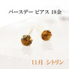 Earrings Birthday Earrings 18K Gold Round [ac-g2075]