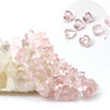 Bracelet Rose Quartz Heart Cut [br-g0238]