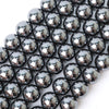 Hematite ring ＜Made in China＞ Non-magnetic round [st-g0186]