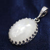 [Japanese famous stone] Pendant top Shizuoka crystal <Shizuoka Prefecture> Lace frame [ac-g8009]