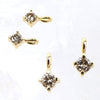 [20% off Aquarius Zodiac Stone only until January 19th (automatic discount at checkout)] Birthday Pendant Top, Silver 925, Made in Japan, Gold [ac-g0054]