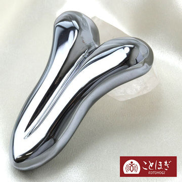 【ことほぎ】テラヘルツ　鉱石製　マッサージかっさ　Y型マッサージ棒　約14cm  [he-g2029]