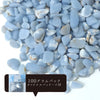 Angelite gravel, approx. 6mm to 19mm, original packaging included, approx. 100g [gr-g0018]
