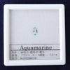 ルース　アクアマリン　＜ブラジル産＞　オーバルカット　約0.2ct  [ac-g4018]