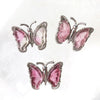 Tourmaline Butterfly Double Hole 1 Piece Silver925 [pa-g0121]