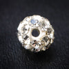 Parts Round Rondelle (White) 20 pieces [sb-g0078]