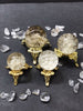 Round ball, white garden quartz [po-g3029]