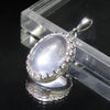 [Buy 10 or more items and get 30% off/Automatic discount at checkout] Pendant top Rose quartz <Madagascar> Oval Stainless steel Made in Japan [ac-g0248]