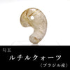 勾玉　ルチルクォーツ　＜ブラジル産＞　約30mm　日本製  [ma-g0033]