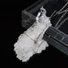 Pendant top Farden quartz rough stone <Pakistan> Stainless steel [ac-g0159]