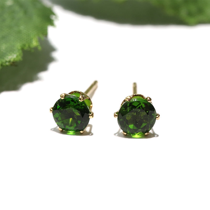 ダイオプサイト　ブレスレット8.6(±0.5) クロムダイオプサイト 4A グレード ロシア産 ブレスレット 8.6mm 17.5