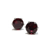 Earrings, Rhodolite Garnet, Approx. 5mm, Piercing Type, Stainless Steel, Made in Japan [ac-g2106]