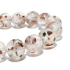 Bracelet Augite Garnet in Quartz <Brazil> Round [br-g0052]