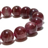 Bracelet Red Tourmaline <Brazil> Round [br-g0233]