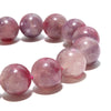 Bracelet Red Tourmaline <Brazil> Round [br-g0306]