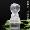 Figurine Selenite Buddha on Snake God Naga [cv-g0111]
