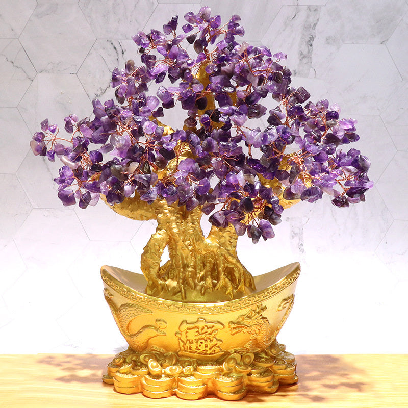 置物 招財樹 金のなる木 大 [in-g4008] – 天然石卸ストーンクラブ