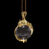 Pendant top dragon crystal <Brazil> round ball [ac-g0264]