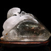 Ornament Garden Quartz <Brazil> Snake One-of-a-kind [cv-g0134]
