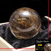 [One of a kind] Round ball of Manihar quartz with rutile, from Manihar, India, approx. 38mm, Himalayan quartz [co-g0006]