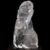 [One of a kind] Carved crystal dragon <Brazil> with stand [co-g0092]