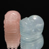 Natural stone parts Pixiu (Hikyu) MIX beryl Side hole [co-g0109]