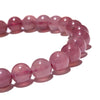 Bracelet Star Deep Rose Quartz <Madagascar> Round [co-g0160]