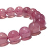 Bracelet Star Deep Rose Quartz <Madagascar> Round [co-g0160]