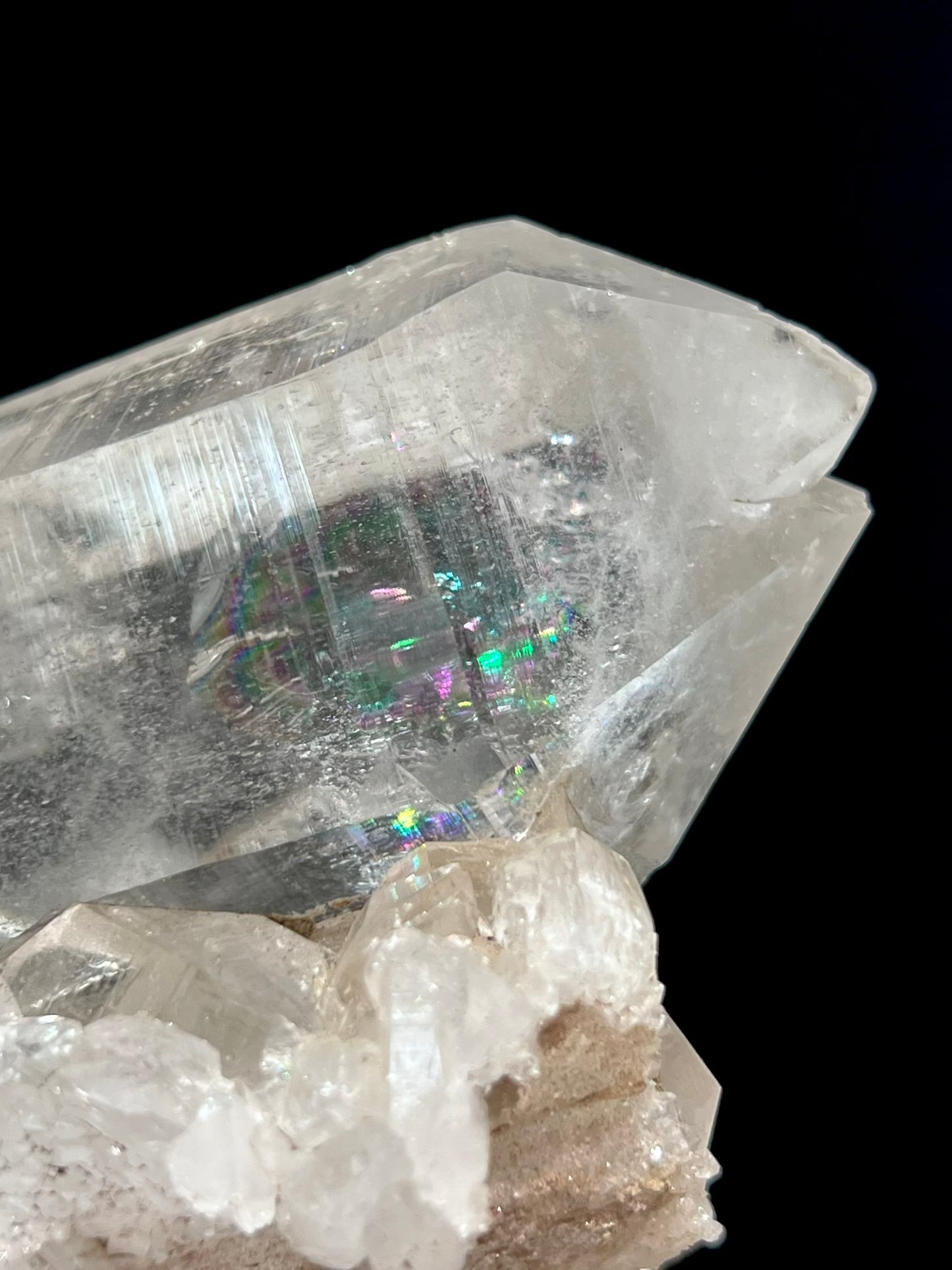 【動画】【一点物】クラスター　マニカラン水晶　ヒマラヤ産 [co-g1490]