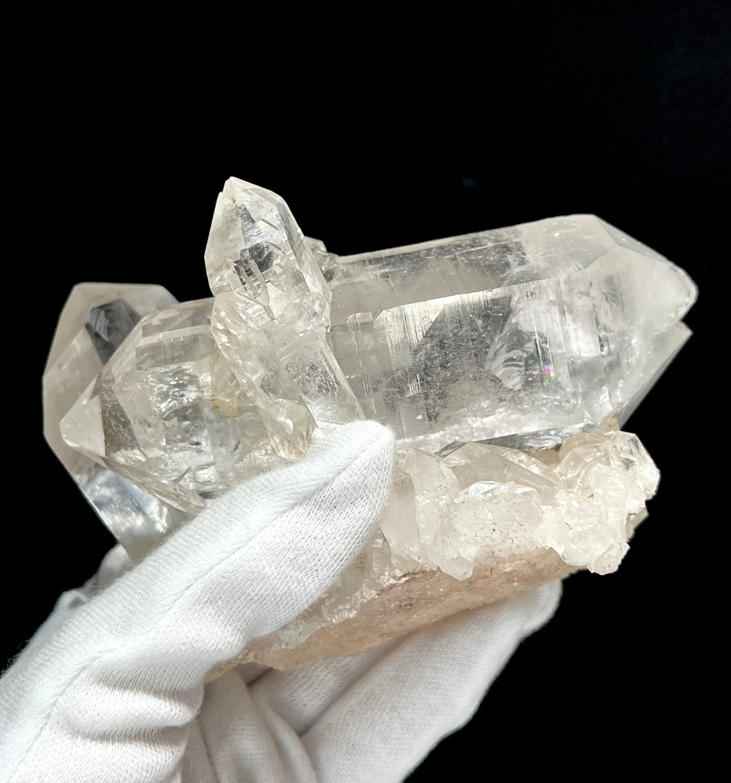 【動画】【一点物】クラスター　マニカラン水晶　ヒマラヤ産 [co-g1490]